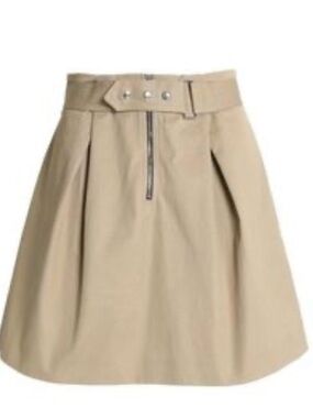 Sandro Beige Gabardine Belt
Detail Mini Skirt